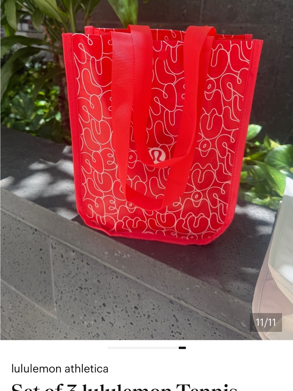 Lululemon Another Mile Jacket White & free tote - Picture 14 of 14